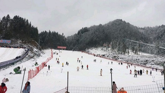 重庆石柱冷水国际滑雪场开业啦！